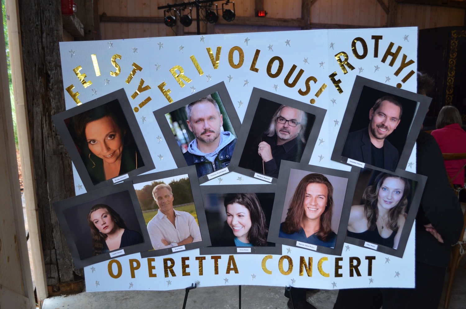 The cast of "Feisty! Frivolous! Frothy!", the Delaware Valley Opera's inagural performance of the 2021 season.